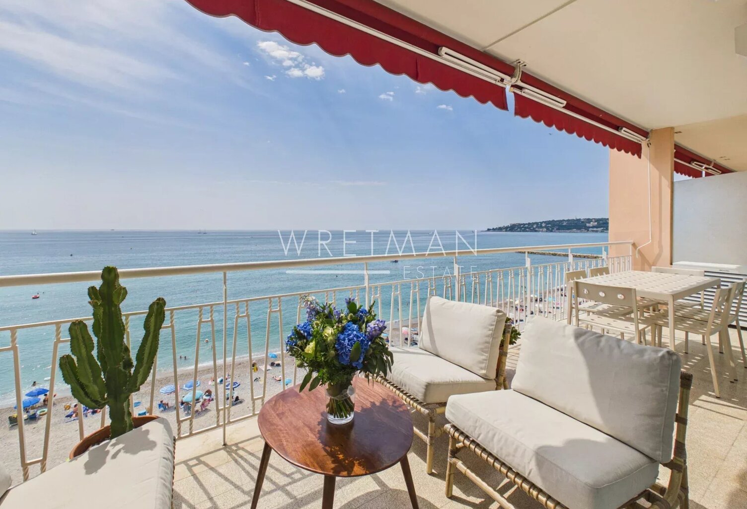Lumineux 2 pièces avec terrasse vue mer panoramique  - Menton — photo 1