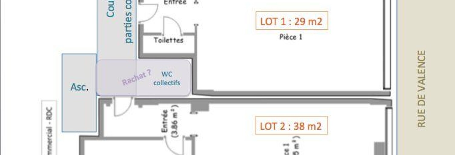 Bureau  66 m² à vendre à Paris 5 (75005)