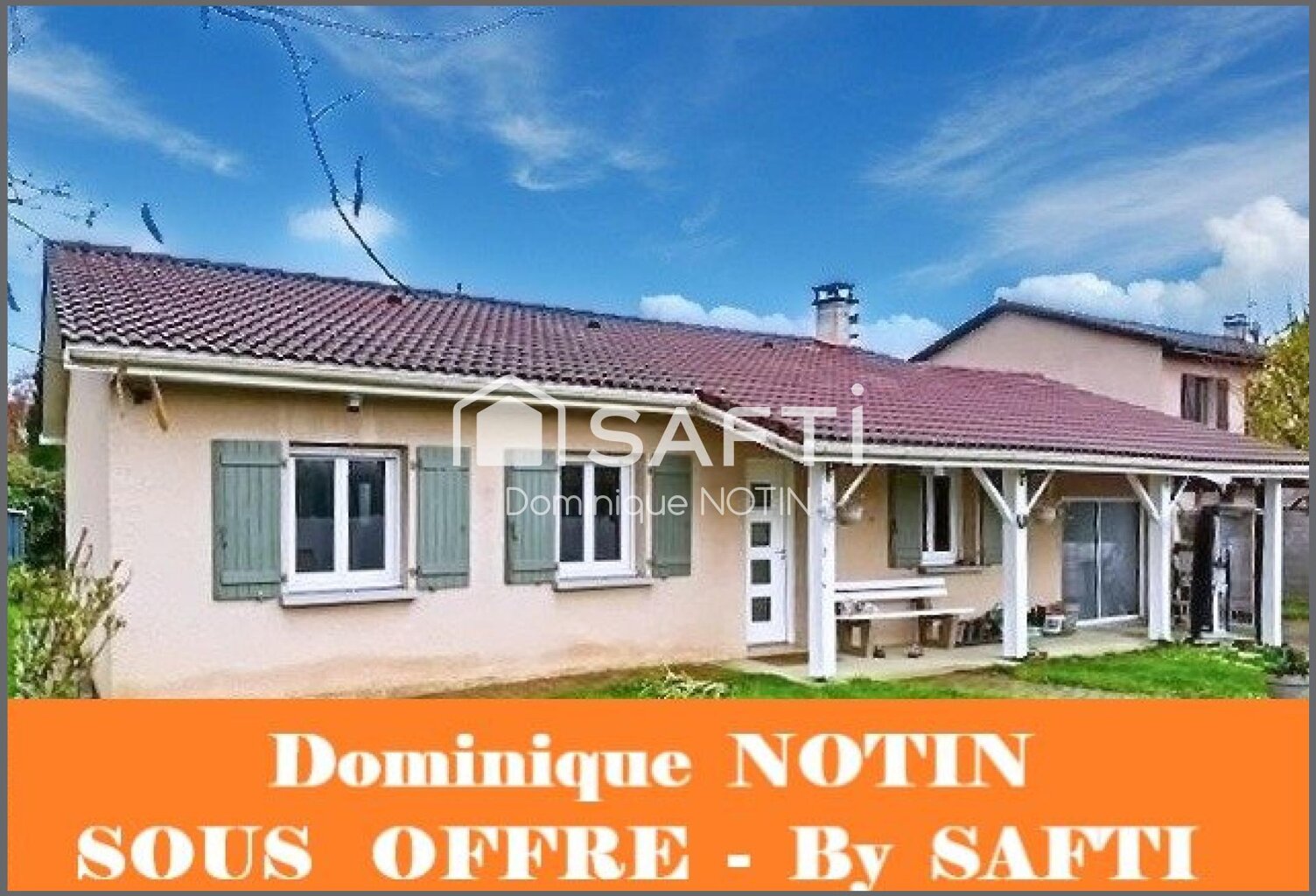 Maison  81 m² de plain pied 3 chb terrain 600m² — photo 1