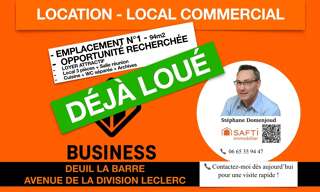 Commerce 3 Pièces 94 m² à louer à Deuil-la-Barre (95170)