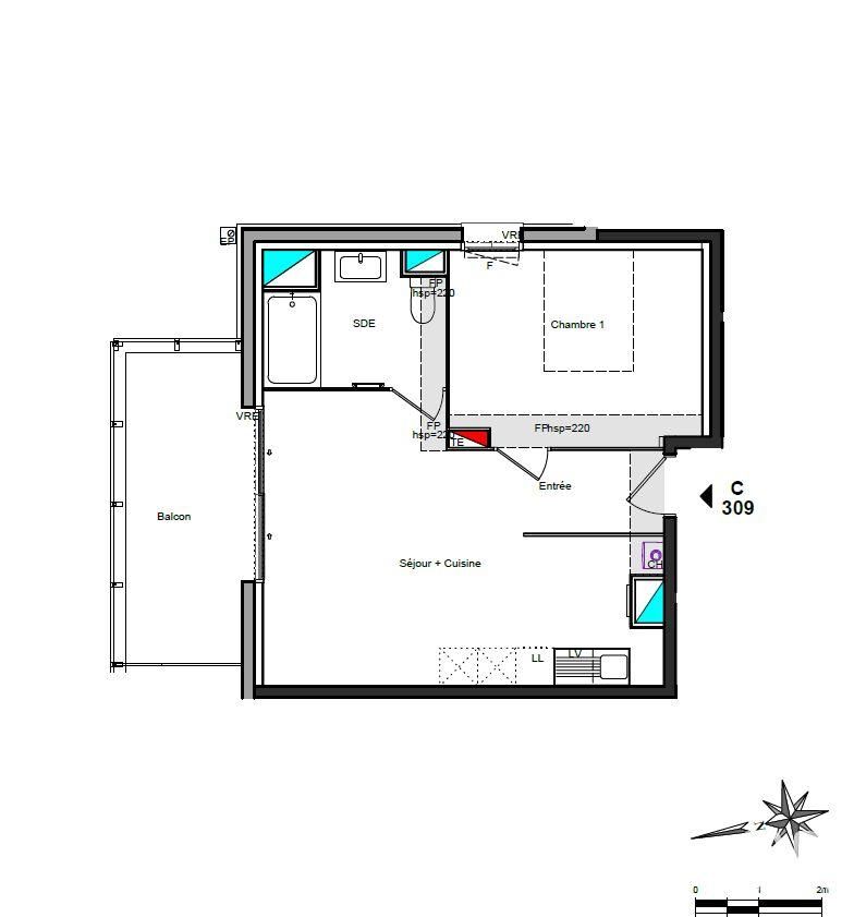 Vente Appartement 2 pièces - Photo 3