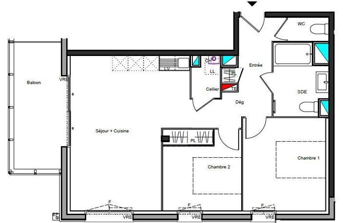 Vente Appartement 3 pièces — photo 3