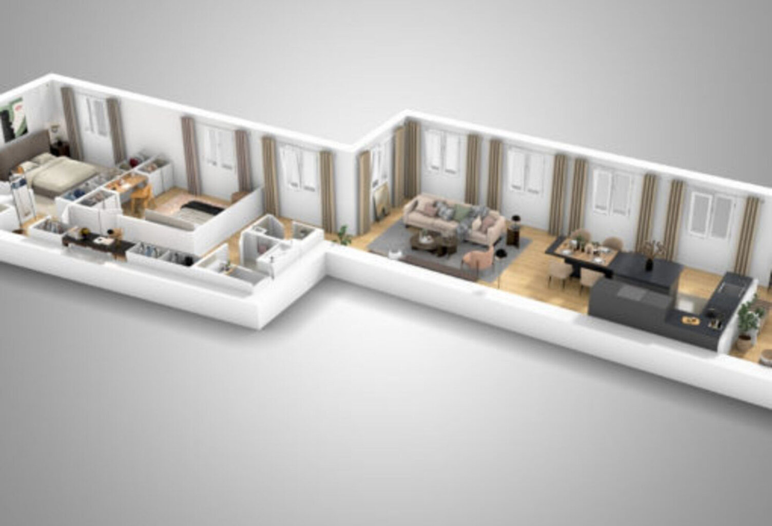 Appartement neuf livré fini , 106 m² , Face aux Coustous à Bagnères-de-Bigorre — photo 1