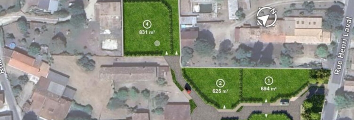 Terrain  605 m² à vendre à Bommes (33210)