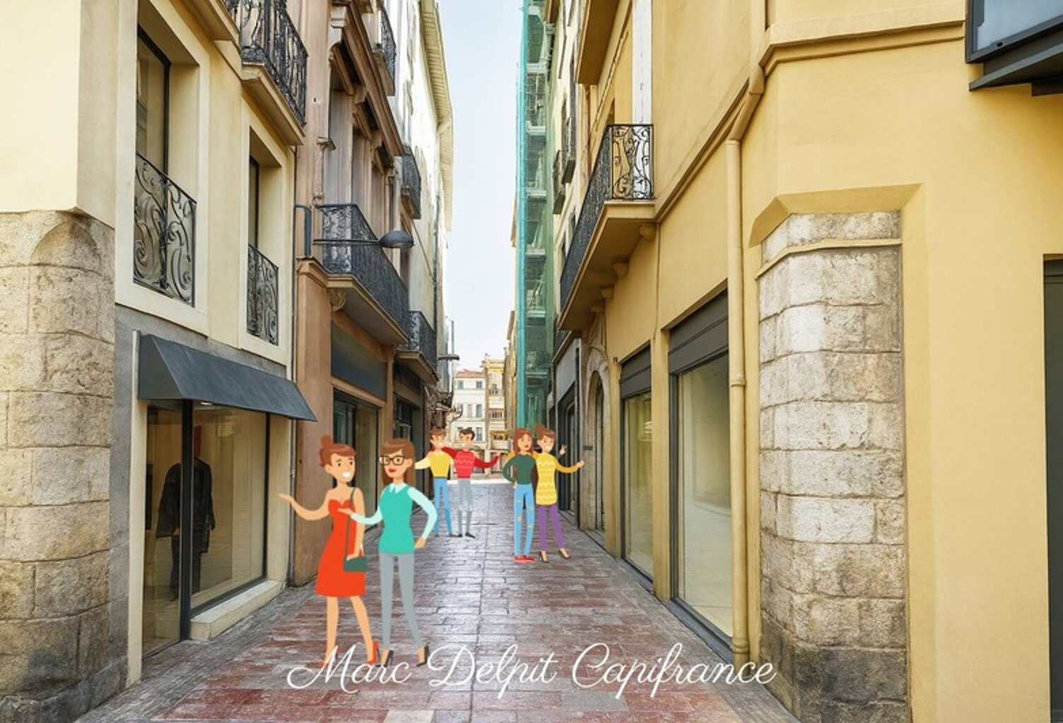 Local commercial Bail à céder - PERPIGNAN (66) - Rue de la loge - tous commerces, services à la personne — photo 1