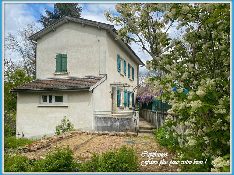 Dpt Saône et Loire (71), à vendre LA CHAPELLE SOUS DUN - maison 78 m² 4 pièces, 2 chambres, sur un terrain de 826 m² — photo 1