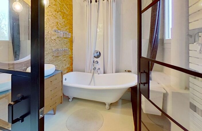 Appartement à vendre  RENNES– VOLNEY / PRAIRIES SAINT-MARTIN - T3  de 64 m² – CHARME DE L’ANCIEN, POÊLE À BOIS, 2 SALLES D’EAU — photo 3