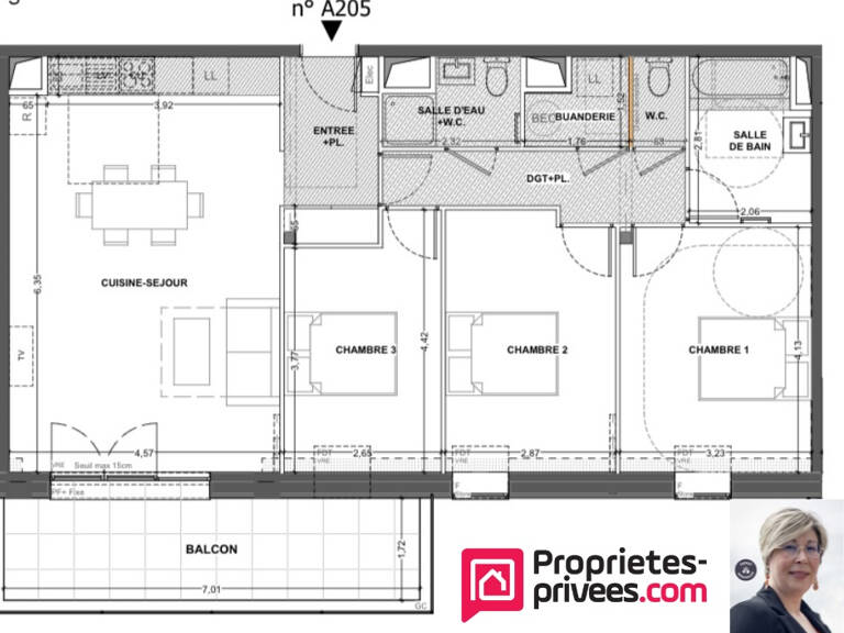Appartement Cancale 4 pièce(s) 87.75 m2 — photo 1