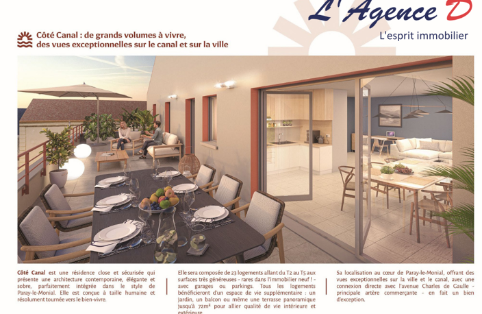 Vente appartement 2 pièces 46 m² Paray-le-Monial (71600) — photo 2