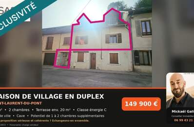 Maison de village en duplex, avec terrasse — photo du bien