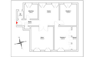 Appartement 3 Pièces 67 m² à vendre à Saint-Denis (93200)