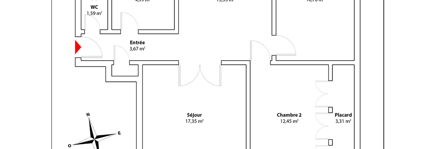 Appartement 3 Pièces 67 m² à vendre à Saint-Denis (93200)