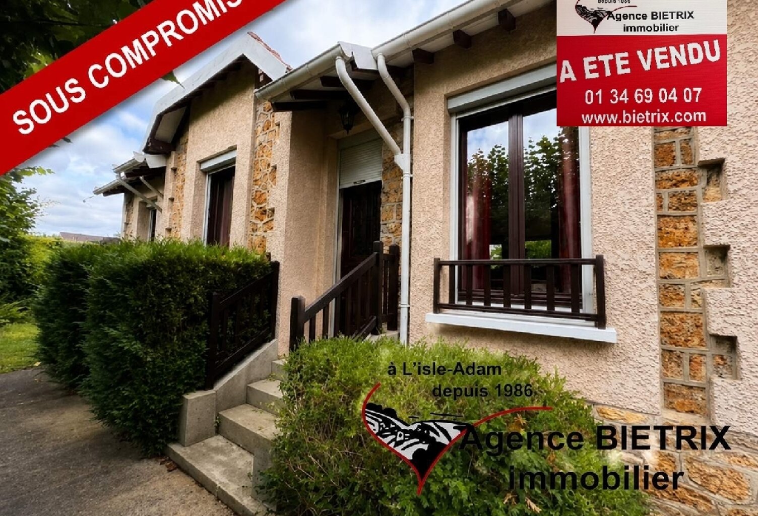 Vente maison 4 pièces 84 m² L'Isle-Adam (95290) — photo 1