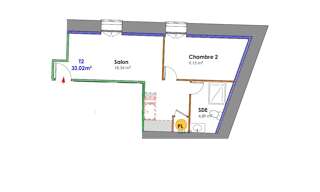 Appartement 2 Pièces 33 m² à vendre à Thézan-lès-Béziers (34490)