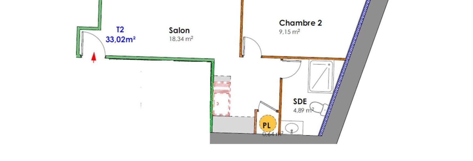 Appartement 2 Pièces 33 m² à vendre à Thézan-lès-Béziers (34490)