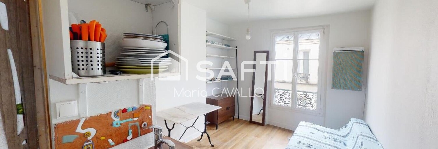 Appartement 1 Pièce 14 m² à vendre à Paris 18 (75018)