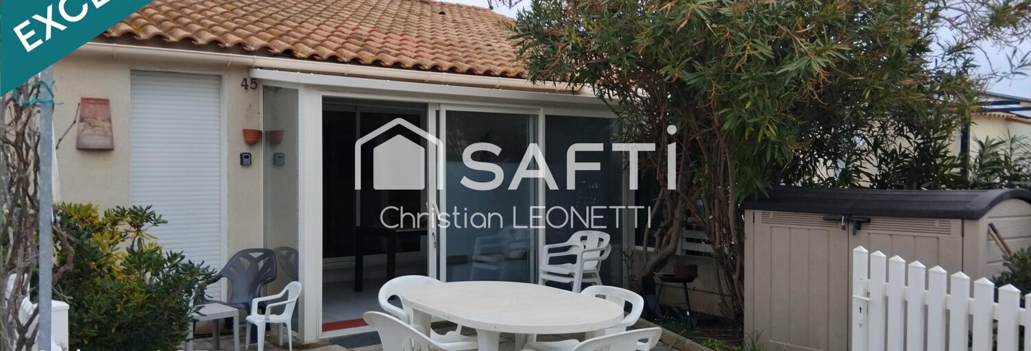 Maison 4 Pièces 45 m² à vendre à Gruissan (11430)