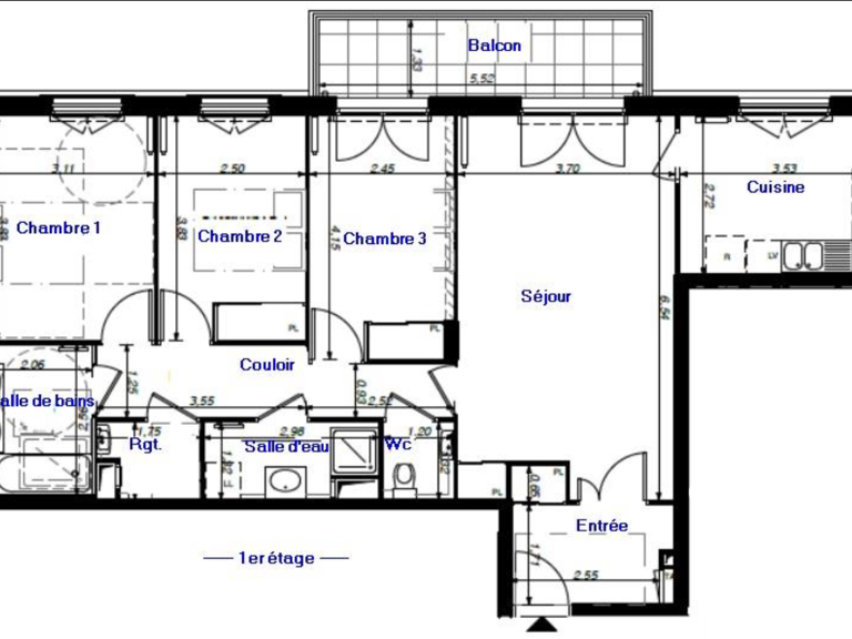 Vente Appartement 4 pièces — photo 1