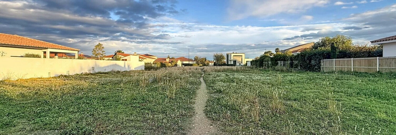 Terrain  1000 m² à vendre à Pollestres (66450)
