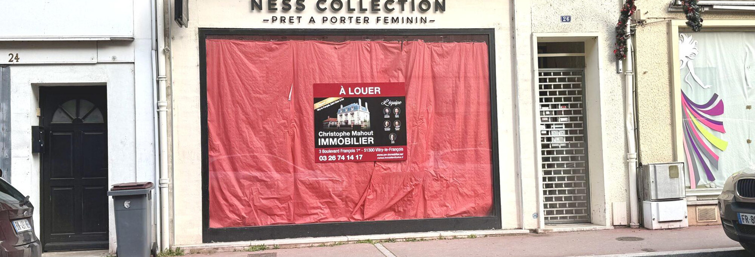 Commerce  50 m² à louer à Vitry-le-François (51300)