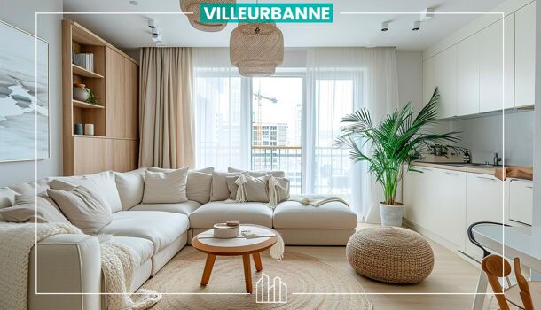 Appartement 3 pièces  à vendre Villeurbanne 69100