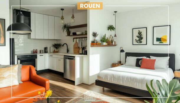 Appartement 1 pièces  à vendre Rouen 76100