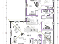 Projet de construction 100 m² 3 chambres avec garage  — photo 2