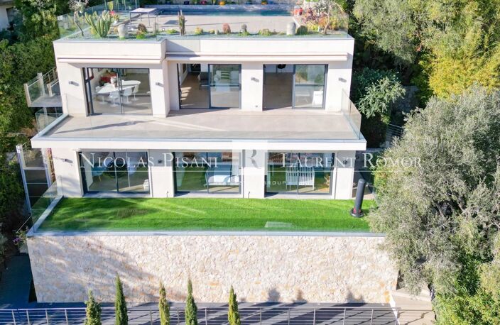 Villa contemporaine avec piscine rooftop et vue panoramique — photo 2