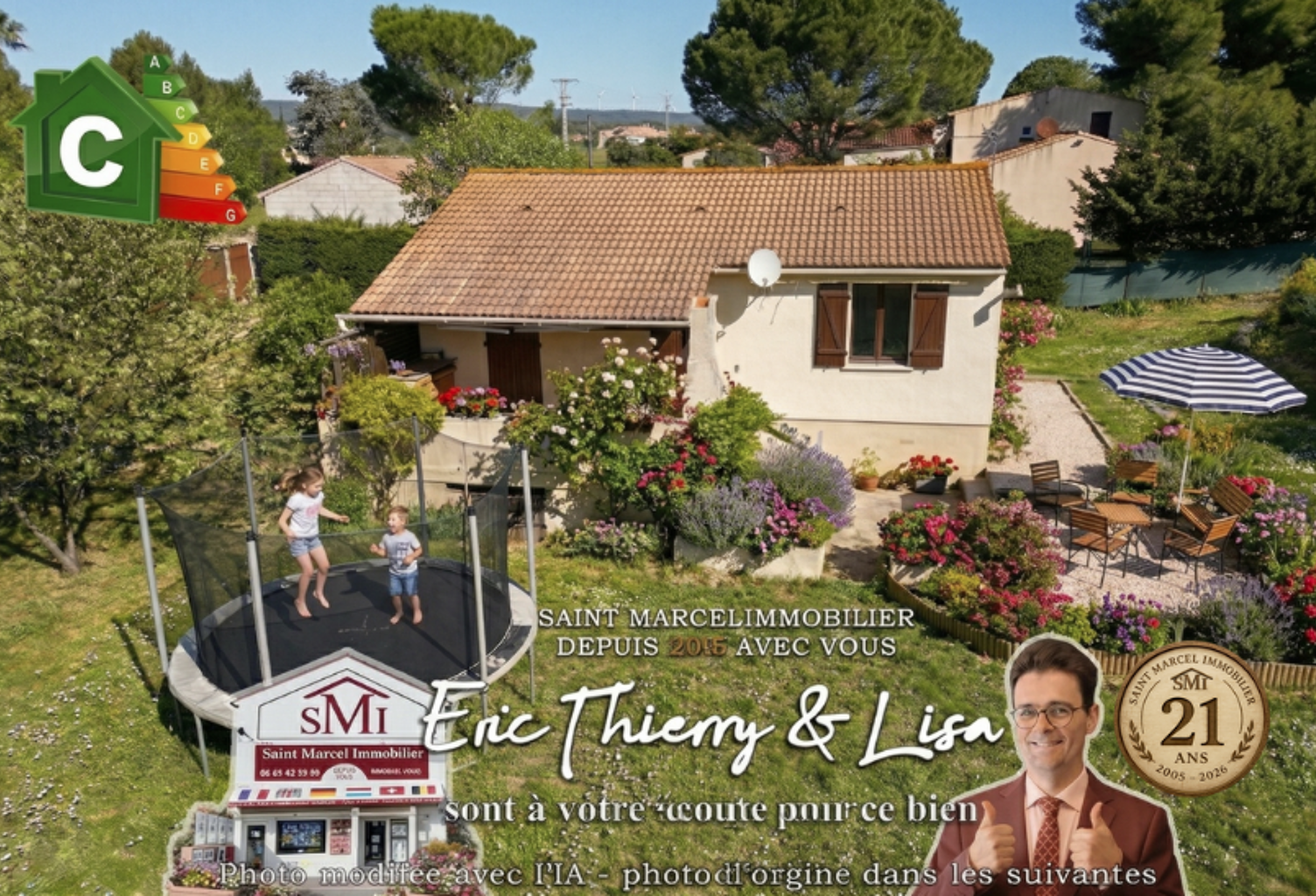 Rare ! Maison 4 faces sur un grand terrain de 1370 m2, proch — photo 1