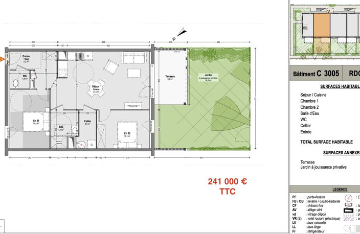 A vendre - appartement neuf T3 — photo 4