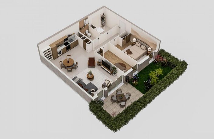 Vente programme neuf T3 69 m² Saint-Martin-en-Haut (69850) — photo 4