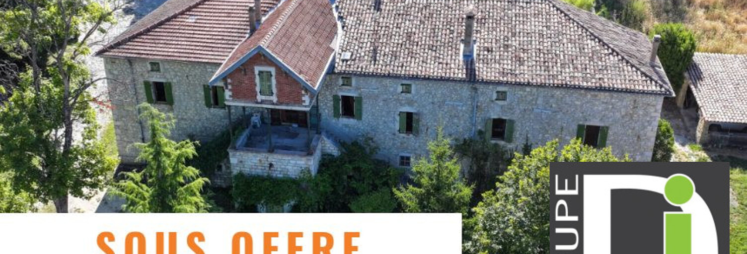 Maison 10 Pièces 345 m² à vendre à Montclar-sur-Gervanne (26400)