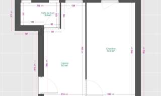 Appartement 1 Pièce 23 m² à louer à Paris 15 (75015)