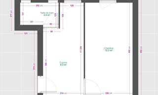 Appartement 1 Pièce 23 m² à louer à Paris 15 (75015)