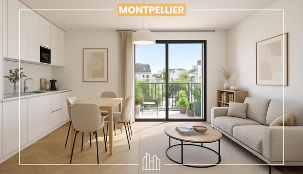 Appartement 2 pièces  à vendre Montpellier 34000