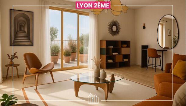 Appartement 3 pièces  à vendre Lyon 2eme 69002