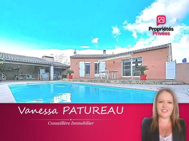Maison Saint Nazaire D Aude 5 pièce(s), piscine, cuisine d'été, garage — photo du bien