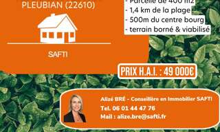 Terrain  400 m² à vendre à Pleubian (22610)