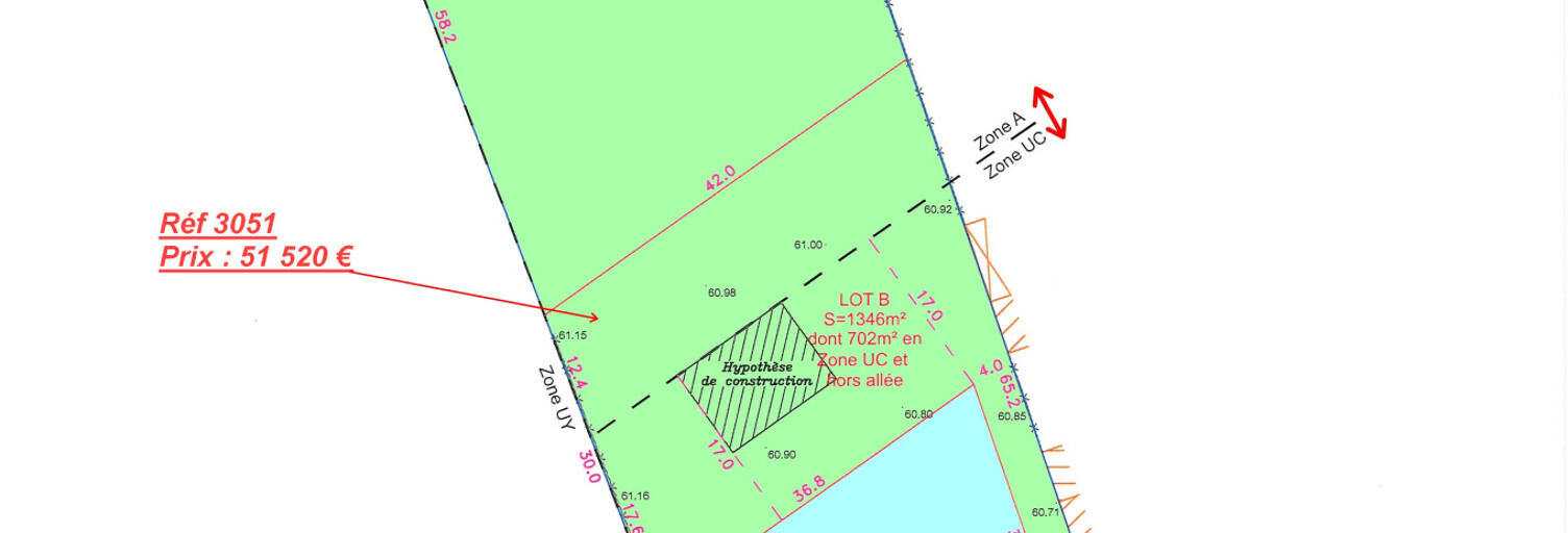 Terrain  13446 m² à vendre à Bussac-Forêt (17210)
