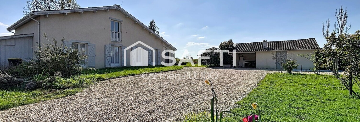 Maison 8 Pièces 125 m² à vendre à Mouliets-et-Villemartin (33350)