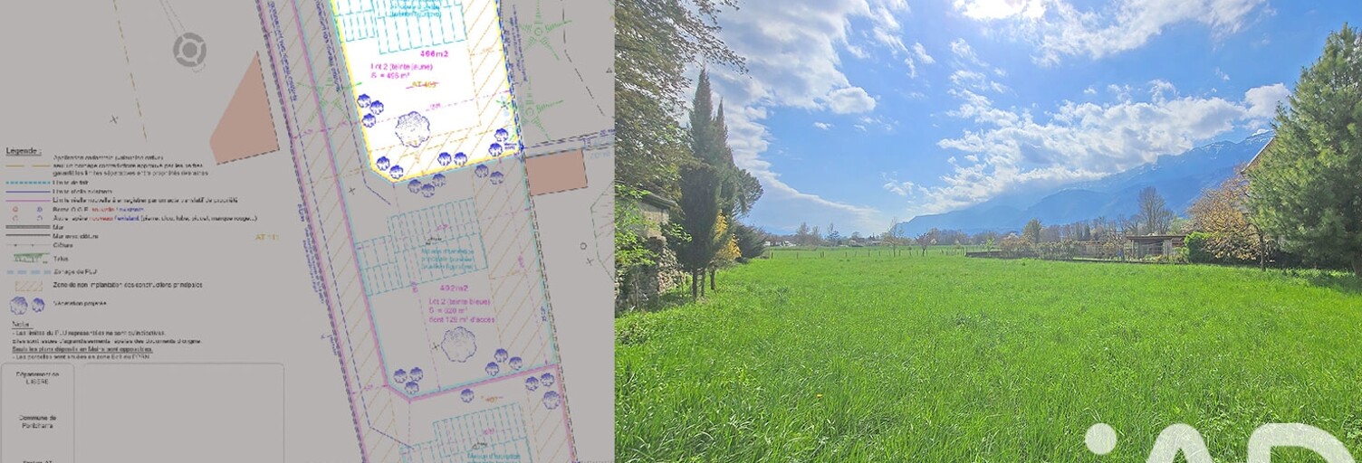 Terrain  496 m² à vendre à Pontcharra (38530)