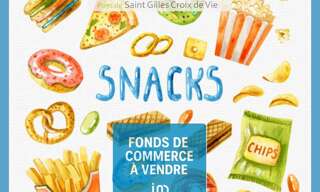 Commerce  60 m² à vendre à Saint-Gilles-Croix-de-Vie (85800)