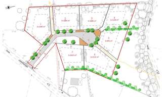 Terrain  1015 m² à vendre à Brouqueyran (33124)