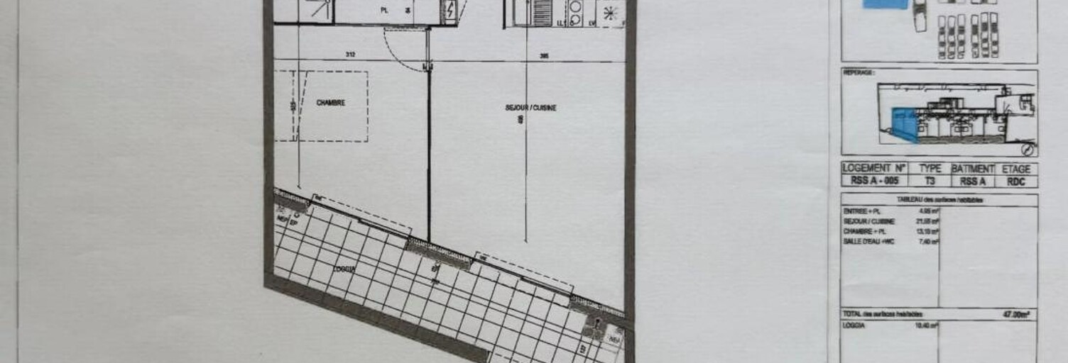 Appartement 2 Pièces 47 m² à vendre à Le Bouscat (33110)