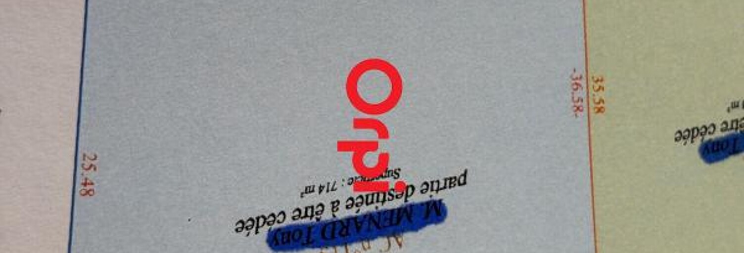 Terrain  714 m² à vendre à Saint-Agnant (17620)