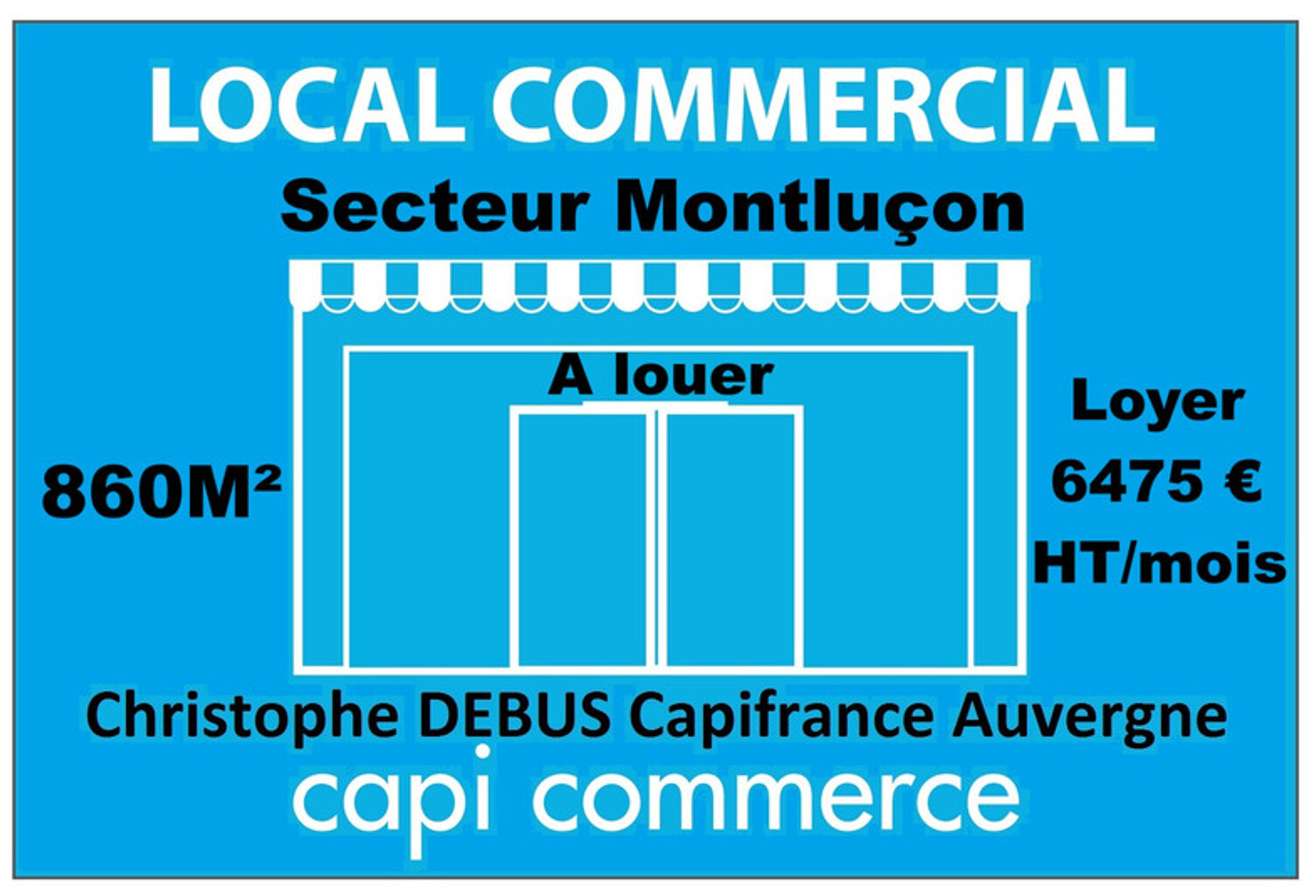 A louer local commercial, industriel, artisanal sur MONTLUCON (03100) ALLIER — photo 1