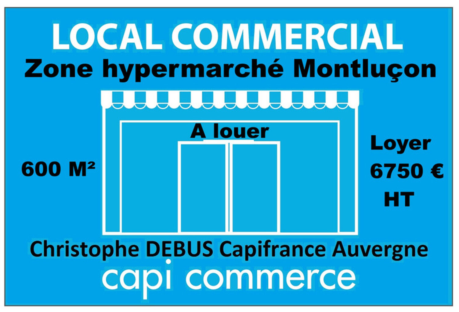 A louer, local commercial proche de grande enseignes sur Montluçon (03100) — photo 1