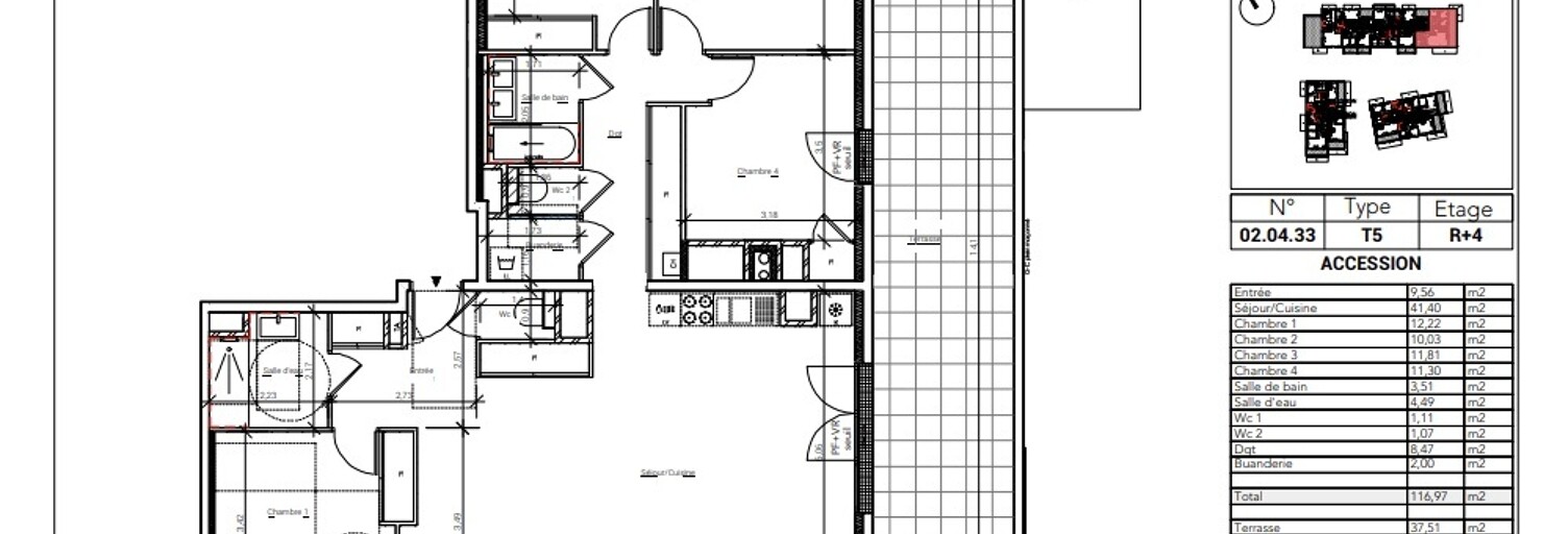 Appartement  117 m² à vendre à Le Touvet (38660)
