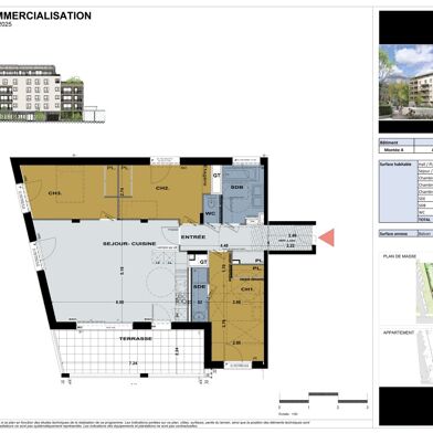 Appartement  432000 €