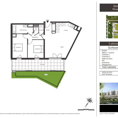 Appartement  383000 €